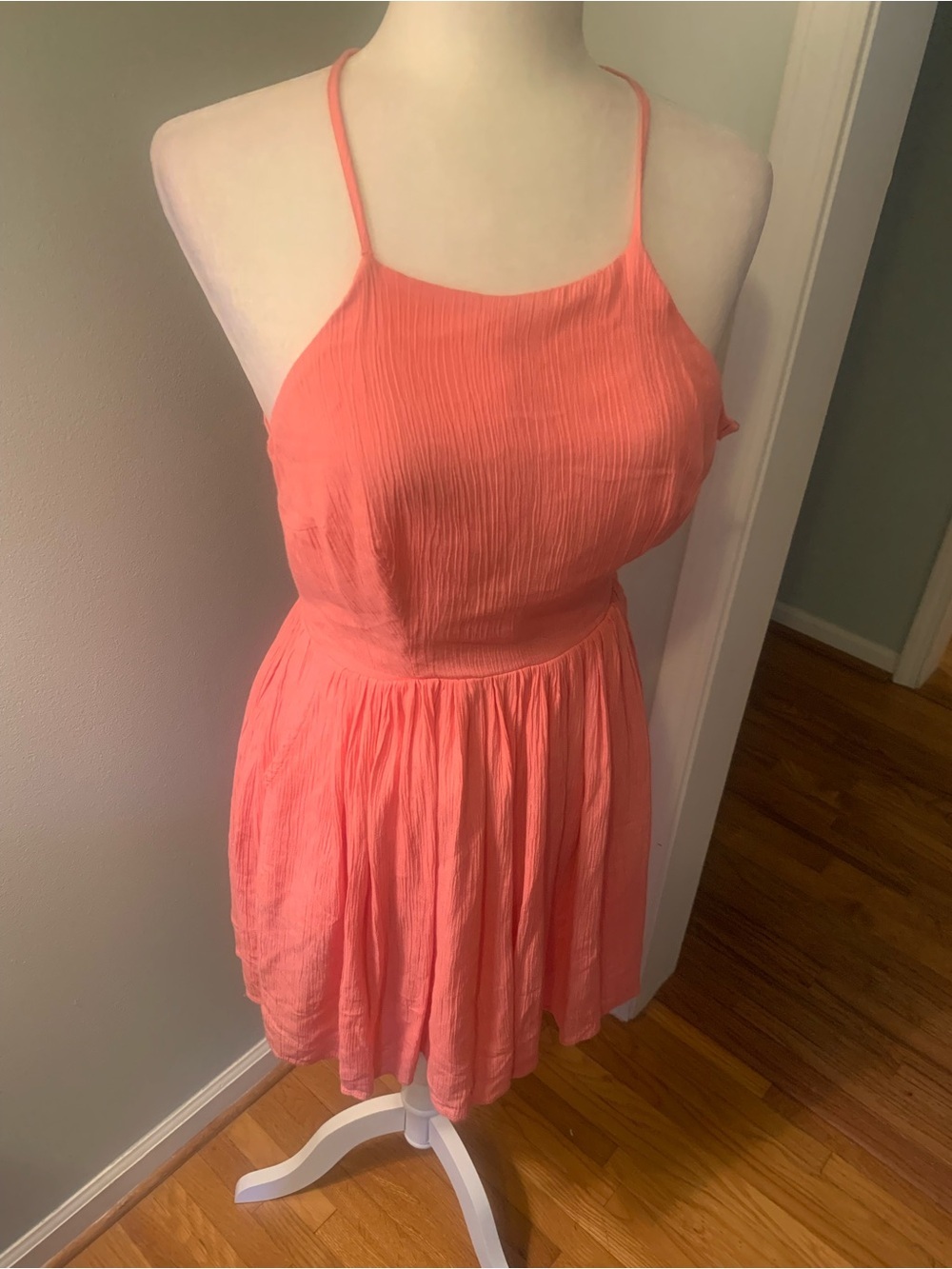 Altar'd State Coral Pink Sleeveless Dress, size XS